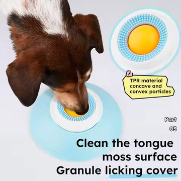 Dog and Cat Licking Device Made of Pp Material, Slow Eating Boredom-Relief Licking Device, Chewing Toy